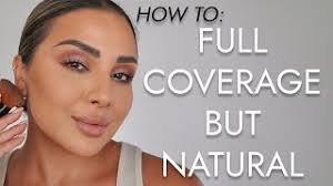 how to apply full coverage foundation