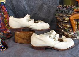 Knotts Berry Farm Auction Shoe Lot Vintage Girls Mary Jane Shoes Edwardian Canvas Shoes Victorian Girls Shoes