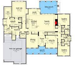 New American Farmhouse Plan With Split