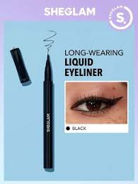 black sweatproof matte eyeliner pencil