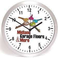 Brushed Metal Custom Wall Clock 10