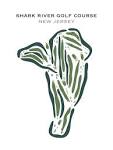Shark River Golf Course NJ Golf Course Map Home Decor - Etsy