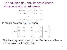 If The System Of Linear Equations Where