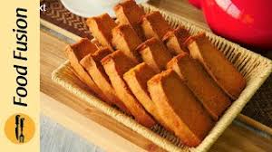 cake rusk perfect recipe by food fusion