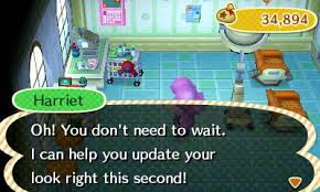 In wild world, city folk and new leaf, the player can change their character's hairstyle by visiting harriet at shampoodle. Shampoodle Animal Crossing Wiki Fandom