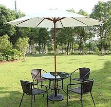 jlxjavita 2 sets patio table umbrella
