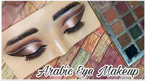 arabic cut crease eye makeup tutorial