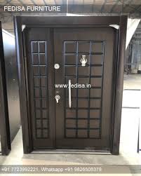 White Door Design With Glass Door Grill