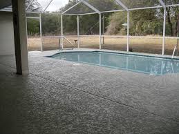 pool deck patio repair project