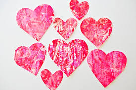 Valentine Shaving Cream Heart Art With Kids