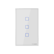 Sonoff Smart Light Switch White 3ch Wifi And Rf