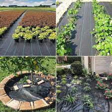 Agfabric 5 Ft X 100 Ft Black Heavy Duty Landscape Fabric Pro Commercial Weed Barrier
