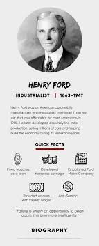 henry ford biography founder of ford
