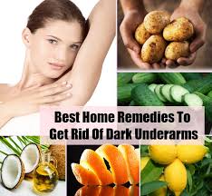 natural remes for underarm whitening