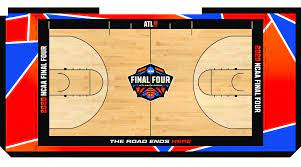 .final four, will square off with the no. What Could Have Been Design For Final Four Court In Atlanta S Mercedes Benz Stadium Released