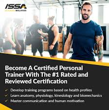 certified personal trainer issa msia