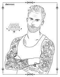 Small medium large full hd original. 32 Adult Coloring Book Pages Of Hollywood S Hottest Men And They Re Printable Sheknows