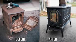 Friendly fires also stocks the official genuine replacement blowers from. Restoring Refurbishing Removing Rust And Installing A Cast Iron Wood Stove Youtube