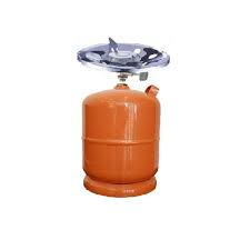 gas cylinder with stainless burner