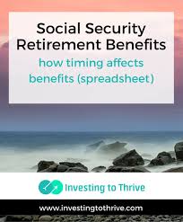When To Take Social Security Retirement Benefits Spreadsheet