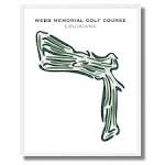 Buy the best printed golf course Webb Memorial Golf Course ...