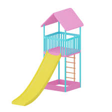 Playground Slide 3d Icon In