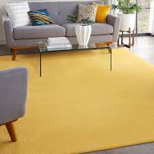 yellow indoor outdoor solid area rug