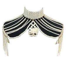 imitation pearl beads necklace