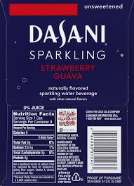 dasani sparkling strawberry guava 8 ct