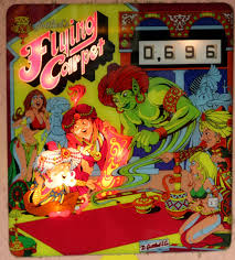 gottlieb flying carpet pinball machine