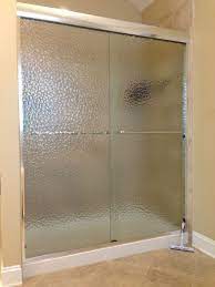 Frosted Shower Doors Shown Is A