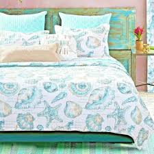 quilt bedding set twin beach theme blue