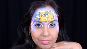 spongebob square pant face paint you
