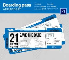Boarding Pass Invitation Template 29 Free Psd Format