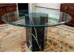 Classy Glass Top Table On Marble Base
