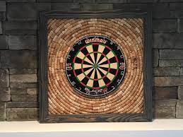 Dartboard Wall Protector Made With Wine