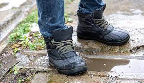 Free Photo | Quality waterproof boots for bad weather closeup