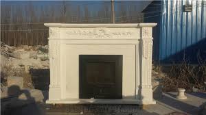 Marble Carving Fireplace Mantel