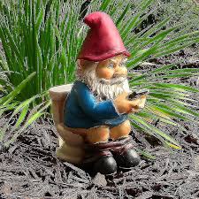 Gnome Statue Figurine Resin Garden