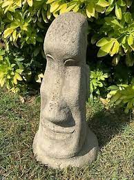 stone garden easter island head moai
