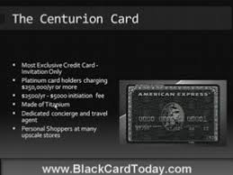 My husband got invited from their branch in our holding an american express bank credit card gives you a great symbol of loyalty amex is for super. American Express Black Card Centurion Video Dailymotion