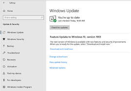 Enable/disable windows update in windows 10. Microsoft To Start Pushing Windows 10 Version 1903 Automatic Updates Starting In June Zdnet
