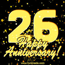 happy anniversary 26th anniversary gif