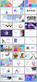 Best Charts Multicolor Powerpoint Templates Download On Behance