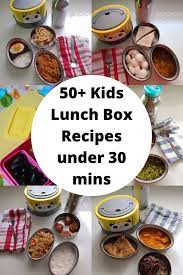 lunch box recipe kids lunch box recipes