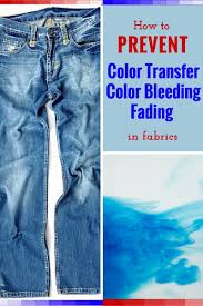 how to prevent fabric color transfer