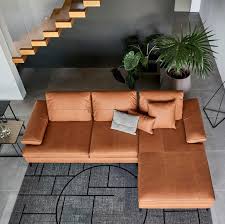 modular leather sofa with chaise lounge