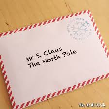 Cute santa envelope to santa claus address template 44 these pictures of this page are about:free printable santa envelope template. Letter To Santa Free Printable The Craft Train