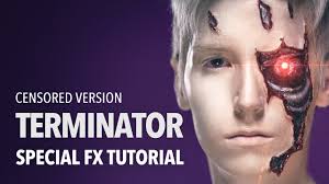 the terminator sfx makeup tutorial