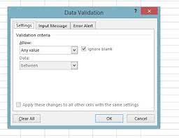 what is data validation in excel and